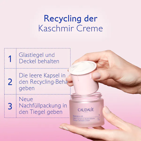 Resveratrol Hautverdichtende Kaschmir Creme 50ml NEU Nachfüllpackung